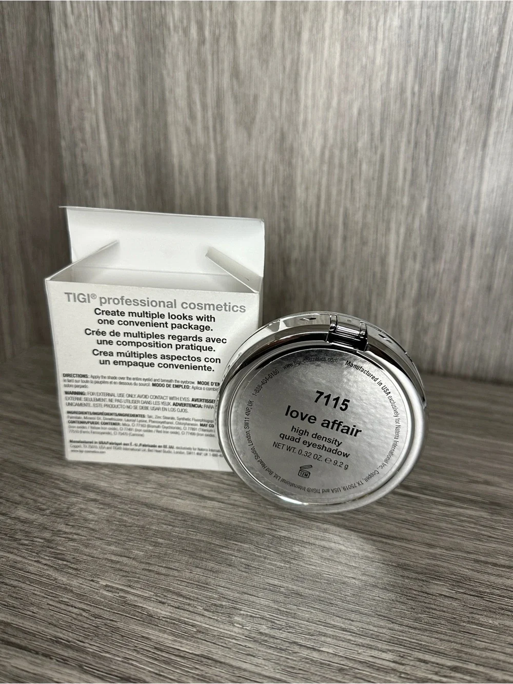 TIGI High Density Quad Eyeshadow — Love Affair